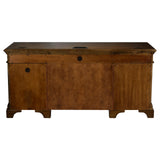 Hartshill Burnished Oak Credenza with Power Outlet from Coaster - Luna Furniture