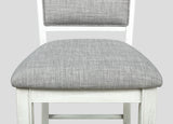 Hartwell Chalk Gray Counter Height Chair, Set of 2 from Crown Mark - Luna Furniture