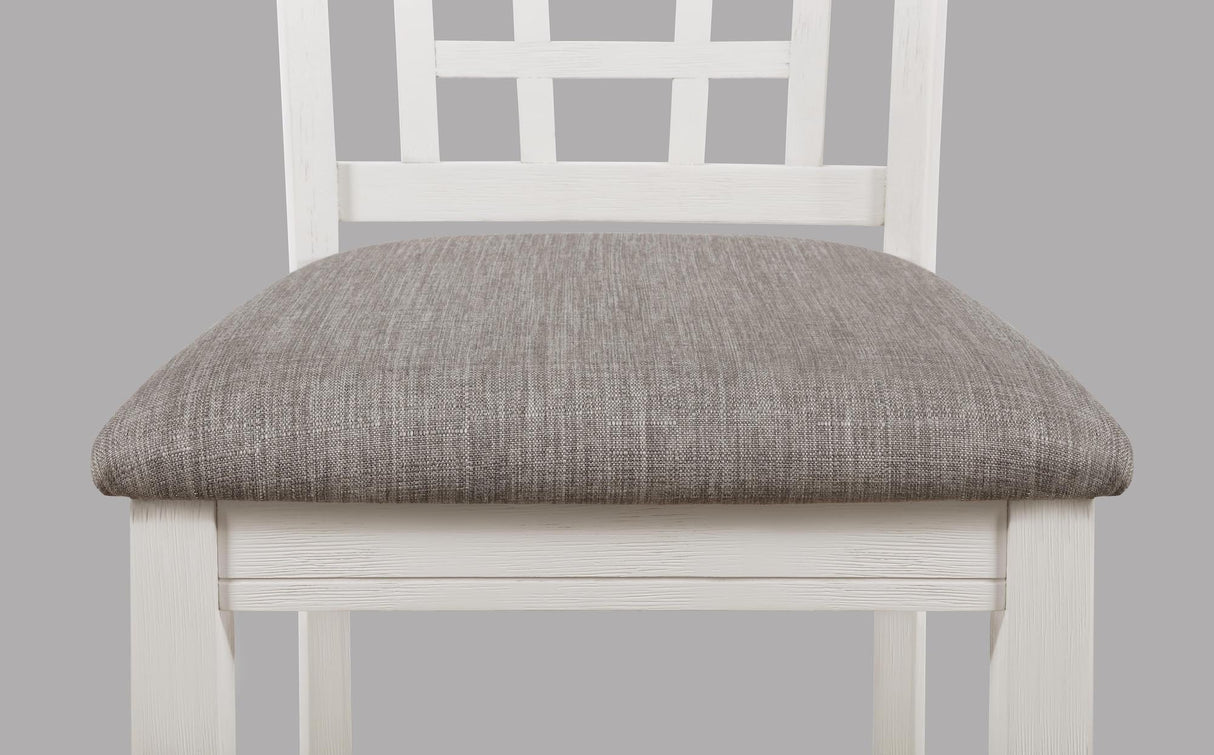 Hartwell Chalk Gray Counter Height Dining Set from Crown Mark - Luna Furniture