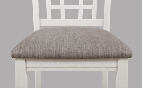 Hartwell Chalk Gray Counter Height Dining Set from Crown Mark - Luna Furniture