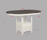 Hartwell Chalk Gray Counter Height Dining Set from Crown Mark - Luna Furniture