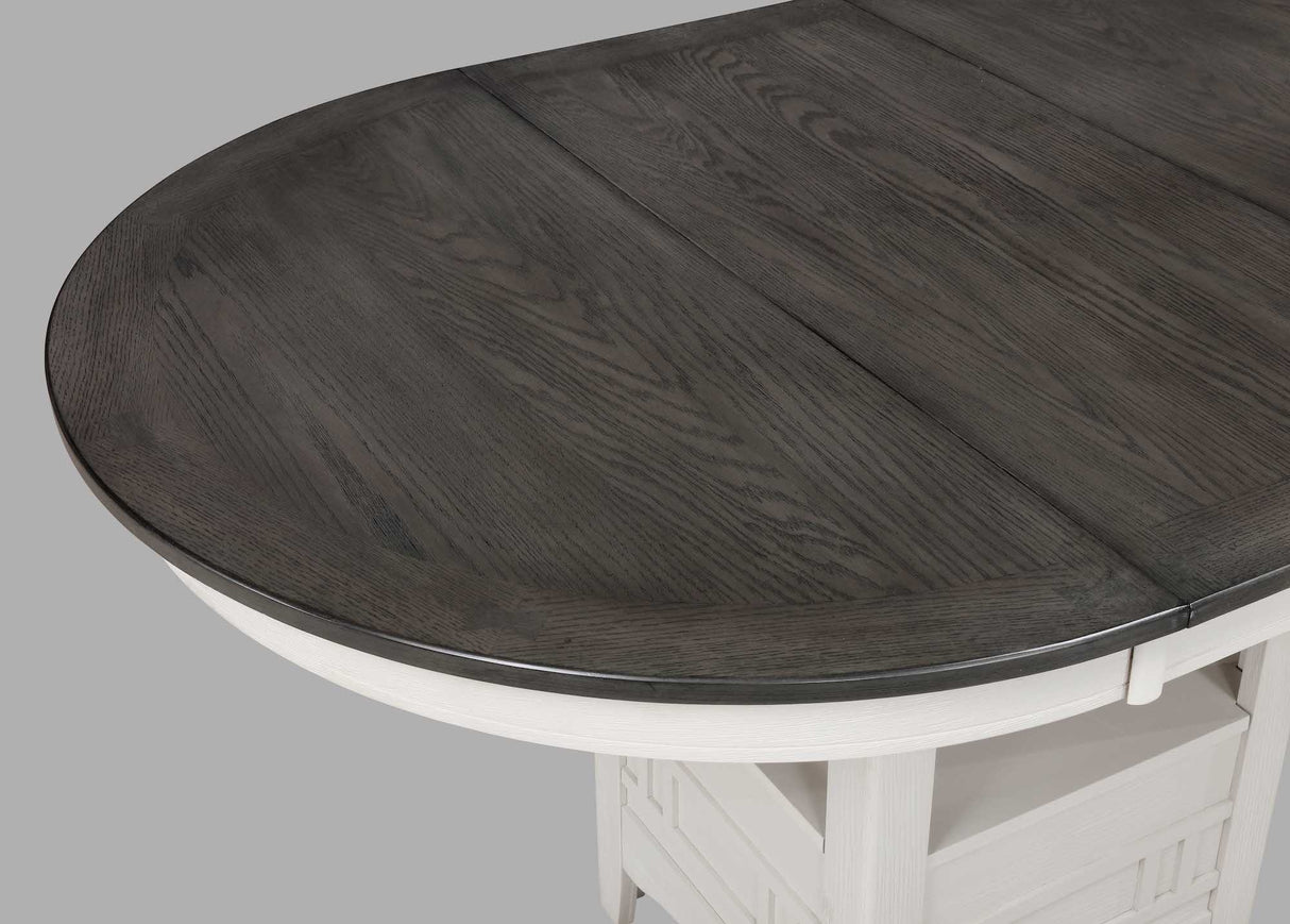 Hartwell Chalk Gray Counter Height Table from Crown Mark - Luna Furniture
