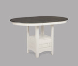 Hartwell Chalk Gray Counter Height Table from Crown Mark - Luna Furniture