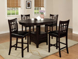 Hartwell Espresso Counter Height Chair, Set of 2 from Crown Mark - Luna Furniture