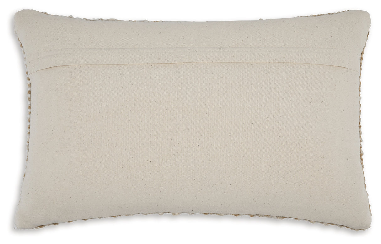 Hathby Tan/White Pillow (Set of 4) from Ashley - Luna Furniture
