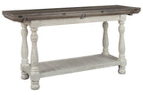 Havalance Gray/White Sofa/Console Table from Ashley - Luna Furniture