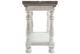 Havalance Gray/White Sofa/Console Table from Ashley - Luna Furniture