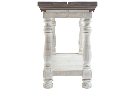 Havalance Gray/White Sofa/Console Table from Ashley - Luna Furniture