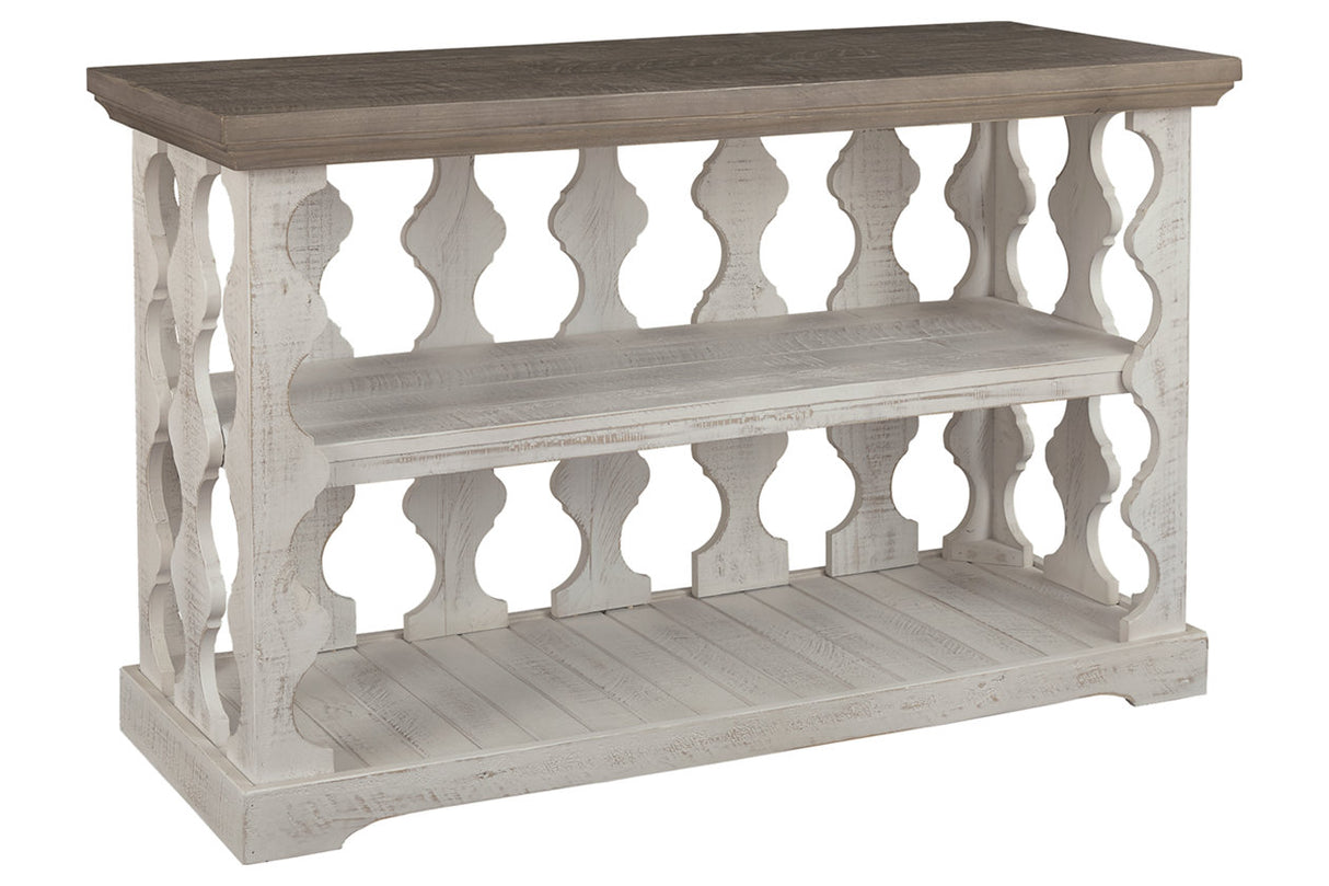 Havalance Gray/White Sofa/Console Table from Ashley - Luna Furniture