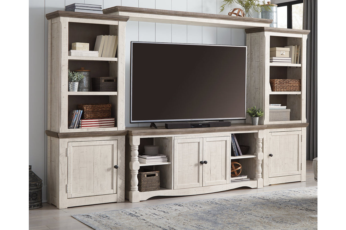 Havalance Two-tone 4-Piece Entertainment Center from Ashley - Luna Furniture