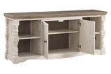 Havalance Two-tone 4-Piece Entertainment Center from Ashley - Luna Furniture