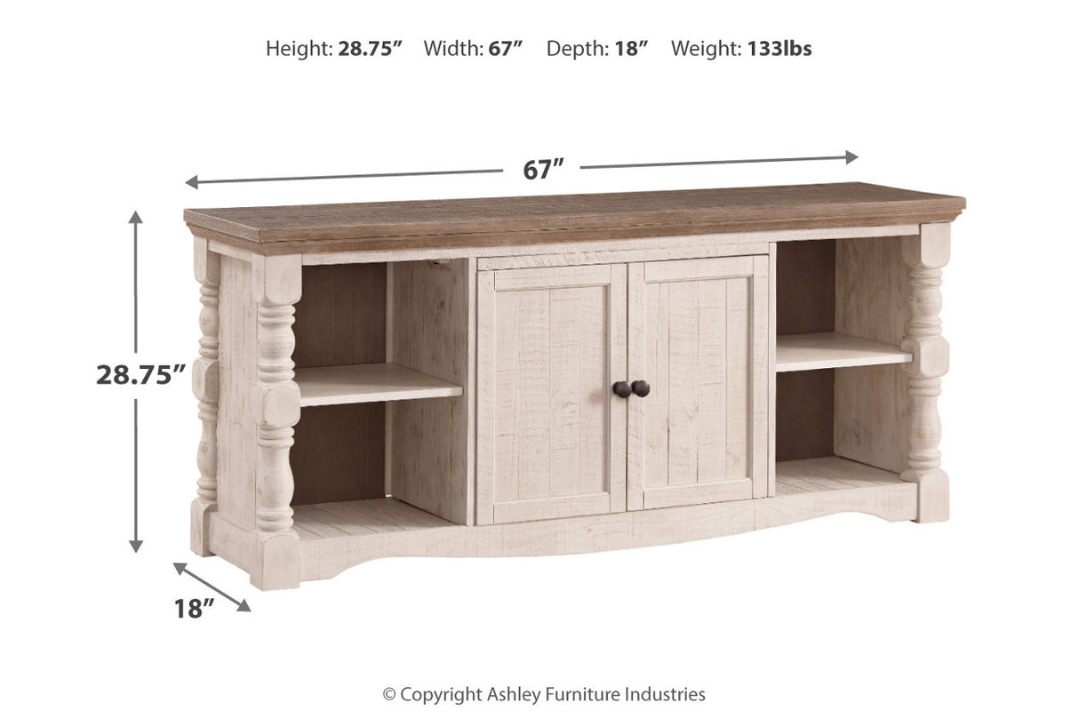 Havalance Two-tone 67" TV Stand from Ashley - Luna Furniture