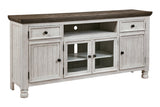 Havalance Two-tone TV Stand from Ashley - Luna Furniture