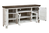 Havalance Two-tone TV Stand from Ashley - Luna Furniture