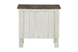 Havalance White/Gray Chairside End Table from Ashley - Luna Furniture