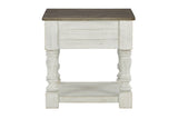 Havalance White/Gray End Table from Ashley - Luna Furniture