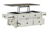 Havalance White/Gray Lift-Top Coffee Table from Ashley - Luna Furniture
