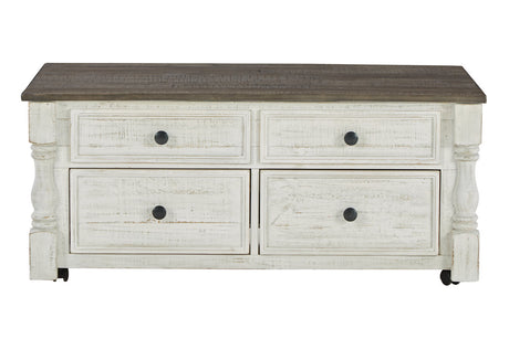 Havalance White/Gray Lift-Top Coffee Table from Ashley - Luna Furniture