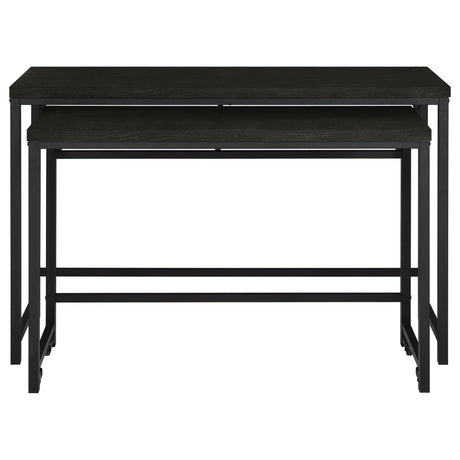Hawes Black 4-Piece Multipurpose Counter Height Table Set from Coaster - Luna Furniture