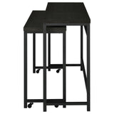 Hawes Black 4-Piece Multipurpose Counter Height Table Set from Coaster - Luna Furniture