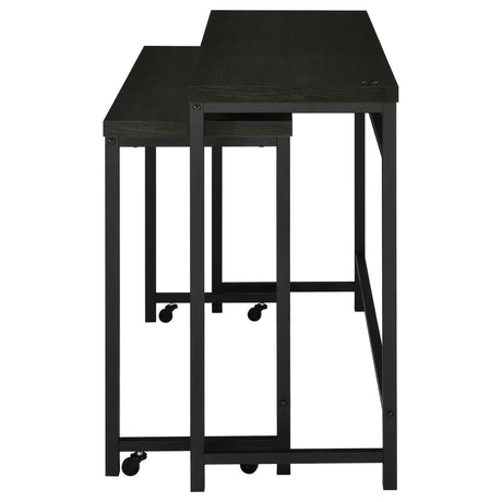 Hawes Black 4-Piece Multipurpose Counter Height Table Set from Coaster - Luna Furniture