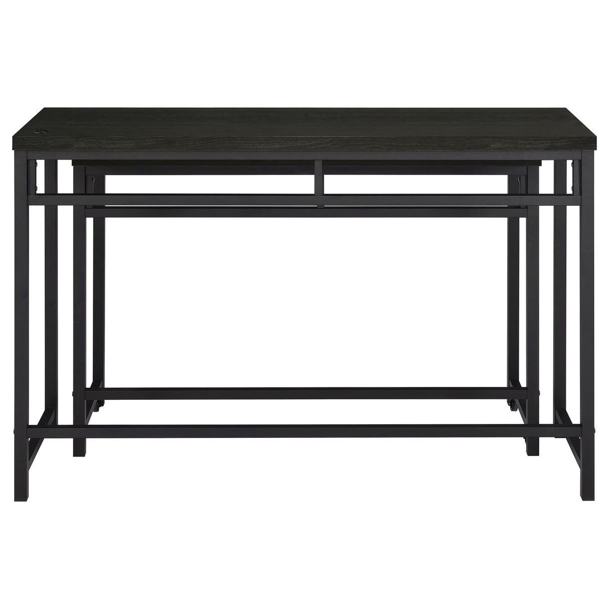 Hawes Black 4-Piece Multipurpose Counter Height Table Set from Coaster - Luna Furniture