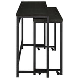 Hawes Black 4-Piece Multipurpose Counter Height Table Set from Coaster - Luna Furniture