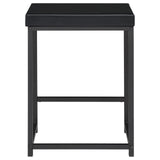 Hawes Black 4-Piece Multipurpose Counter Height Table Set from Coaster - Luna Furniture