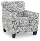 Hayesdale Black/Cream Accent Chair from Ashley - Luna Furniture