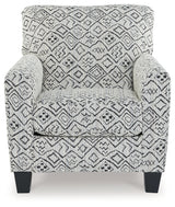 Hayesdale Black/Cream Accent Chair from Ashley - Luna Furniture