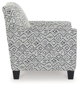 Hayesdale Black/Cream Accent Chair from Ashley - Luna Furniture