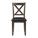 Hazel Charcoal Brown 5-Piece Dining Set from Homelegance - Luna Furniture