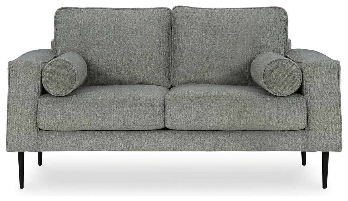 Hazela Charcoal Loveseat from Ashley Furniture - Luna Furniture
