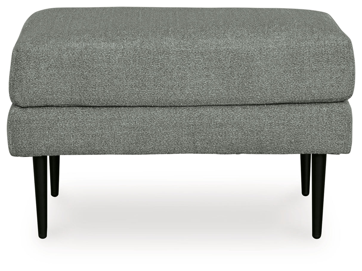 Hazela Charcoal Ottoman from Ashley Furniture - Luna Furniture