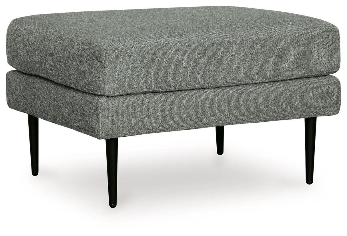 Hazela Charcoal Ottoman from Ashley Furniture - Luna Furniture