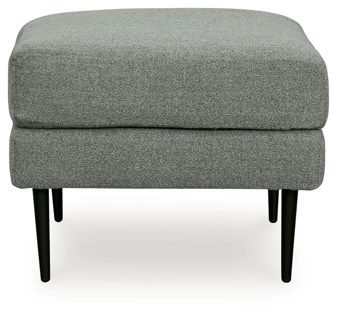 Hazela Charcoal Ottoman from Ashley Furniture - Luna Furniture