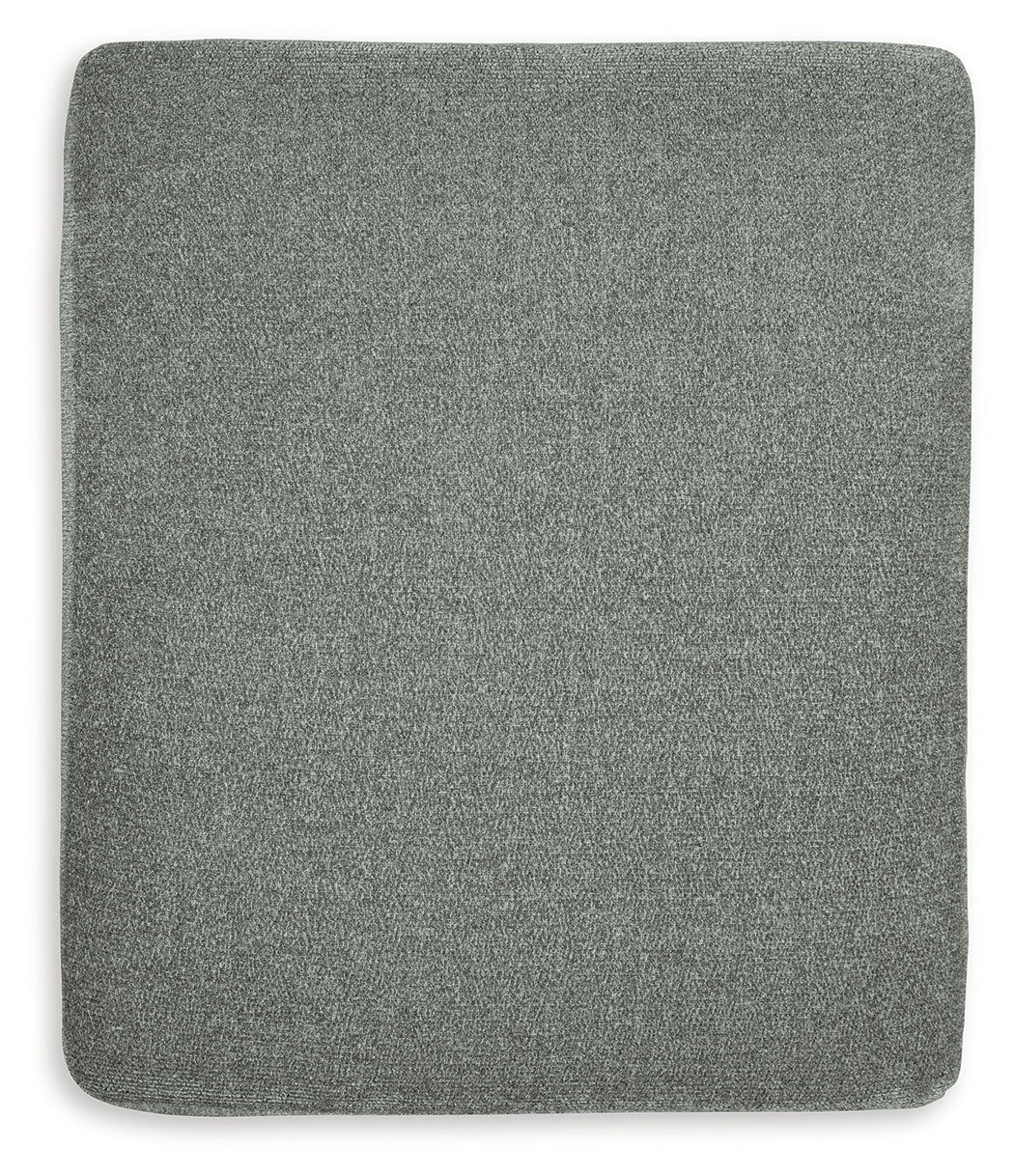 Hazela Charcoal Ottoman from Ashley Furniture - Luna Furniture
