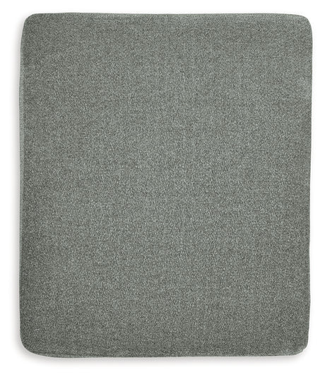 Hazela Charcoal Ottoman from Ashley - Luna Furniture