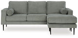 Hazela Charcoal Reversible Sofa Chaise from Ashley - Luna Furniture