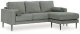 Hazela Charcoal Reversible Sofa Chaise from Ashley - Luna Furniture