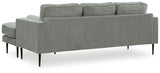 Hazela Charcoal Reversible Sofa Chaise from Ashley - Luna Furniture