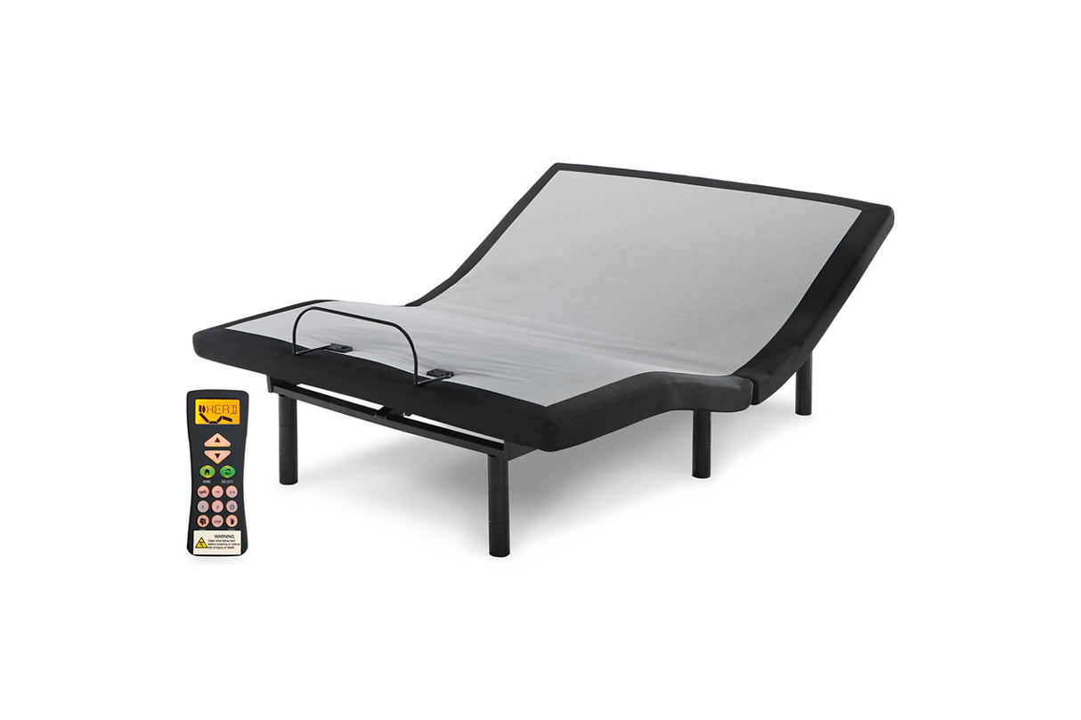 Head-Foot Model Best Black California King Adjustable Base from Ashley - Luna Furniture