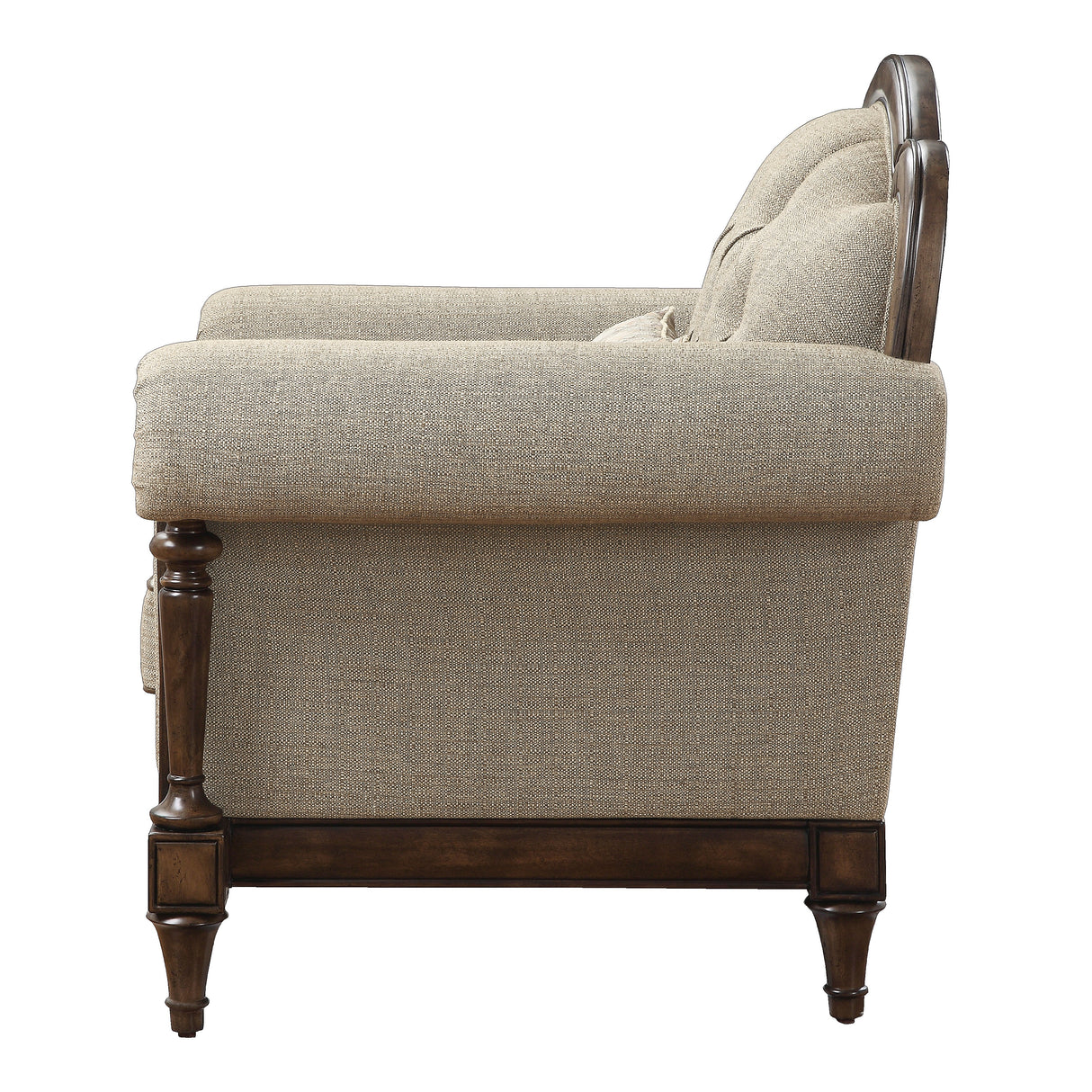 Heath Court Brown Oak Chair from Homelegance - Luna Furniture