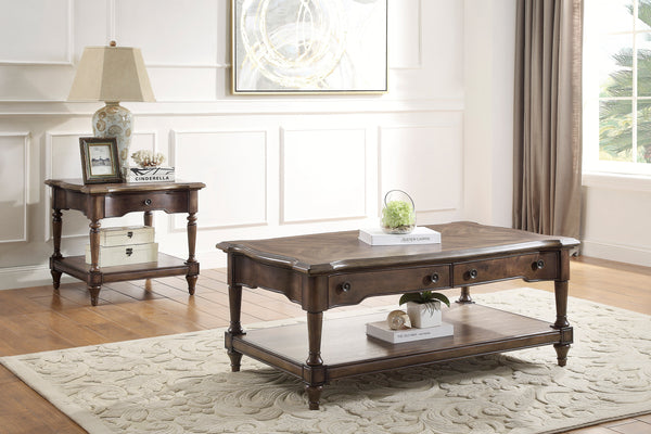 Heath Court Brown Oak Cocktail Table