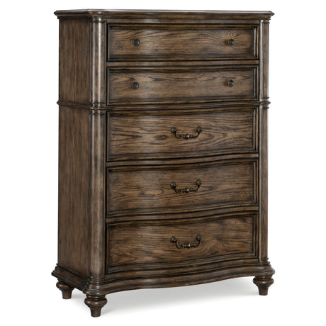 Heath Court Brown Oak Chest from Homelegance - Luna Furniture