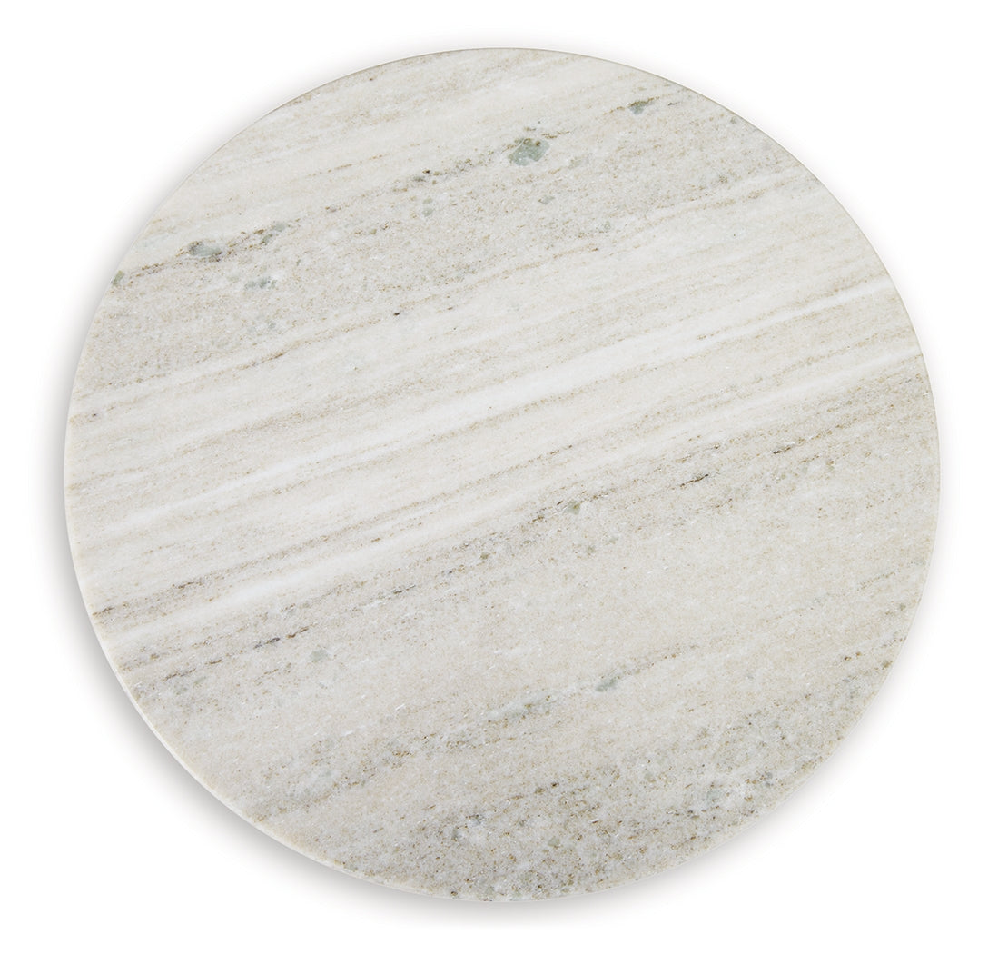 Henfield Beige/Brown Accent Table from Ashley - Luna Furniture