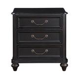 Herman Charcoal Brown 4-Piece Bedroom Set (Queen Bed, Nightstand, Dresser, Mirror) from Homelegance - Luna Furniture
