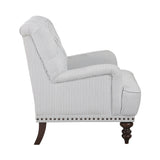 Holland Park Gray/White Accent Chair from Homelegance - Luna Furniture