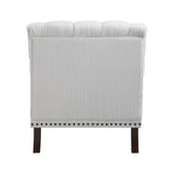 Holland Park Gray/White Accent Chair from Homelegance - Luna Furniture