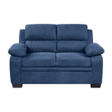 Holleman Blue Loveseat from Homelegance - Luna Furniture